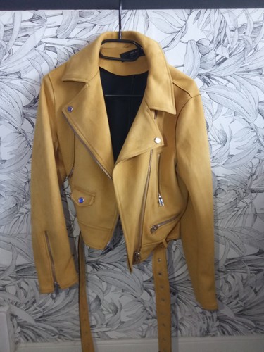 Veste perfecto zara jaune - veste,