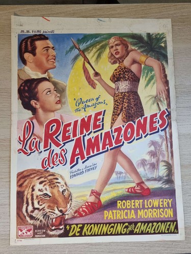 Affiche ancienne cinéma - , belge