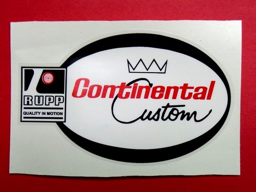 Rupp continental decal - rupp,