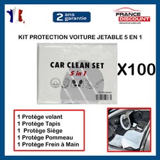 100 Housse Jetables Carrossier Mécanicien Kit Protection Siégé Tapis Volant