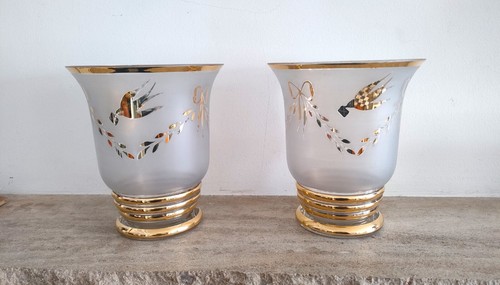 Paire vases art - art-déco, aux