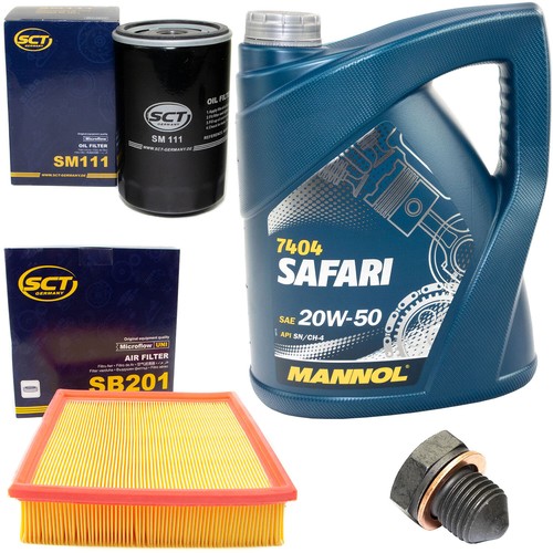 Huile moteur set filtres - l'huile,