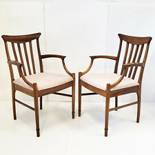 STUNNING PAIR OF VINTAGE 1960S DANISH SCANDINAVIAN TEAK ARMCHAIRS 60S 1960S