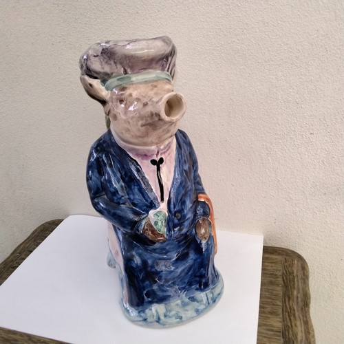 Pichet cochon faience - pichet,