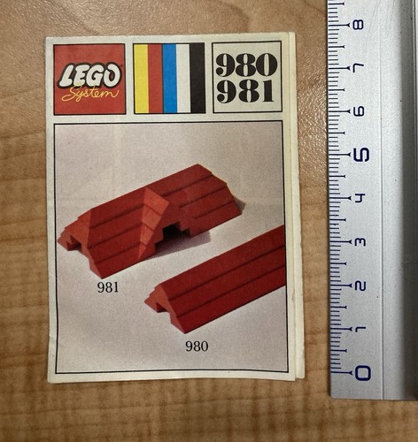 Lego vintage 980 sloping - vintage,