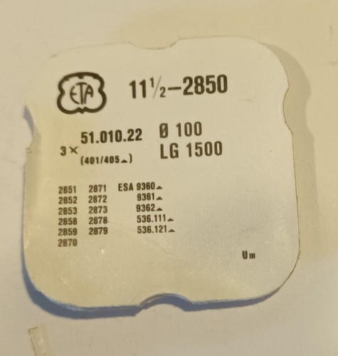 Eta cal 2850 - -, 1