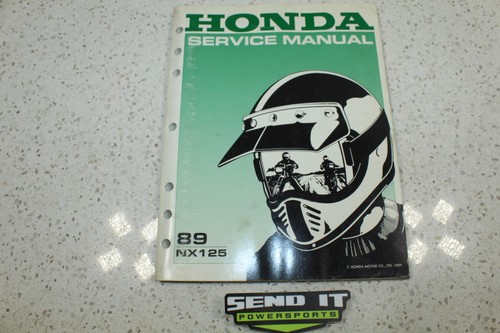 Honda 1989 nx125 service - o/s honda,