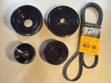 Rogue Engineering BMW E46 M3 Race Under drive Pulley Kit Used W/ New Belt