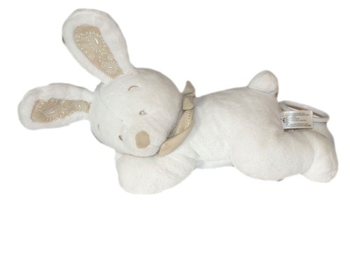 Doudou lapin blanc musical - doudou,