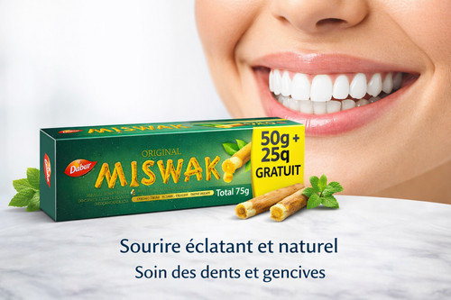 Dentifrice miswak dabur - dentifrice,