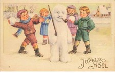 FANTASIES #MK41924 MERRY CHRISTMAS KIDS SNOWMAN SMOKING PIPE