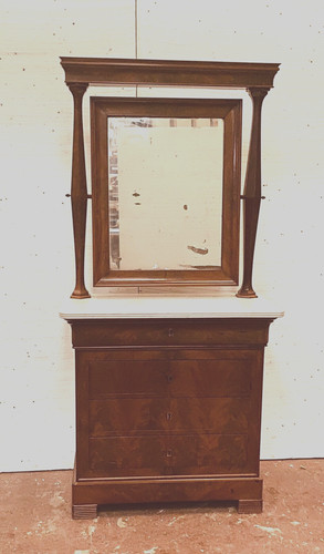 Commode louis philippe placage - commode,