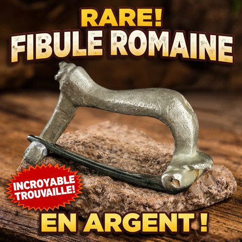 Fibule romaine argent dite - fibule,