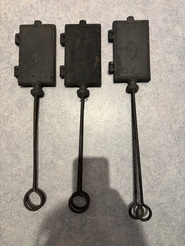 Anciens gaufrier fonte - 3,