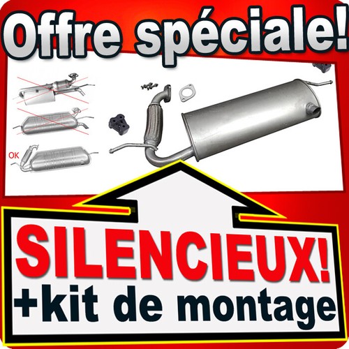 Silencieux arriere pour - silencieux,