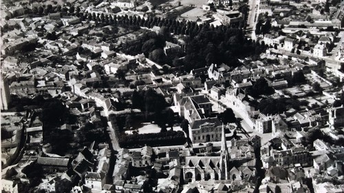 Ancienne photo aérienne - photo,