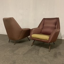 vintage armchairs 60's 70's midcentury design armchairs Arflex
