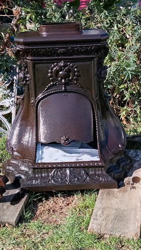 Poêle ancien fonte - poêle, en