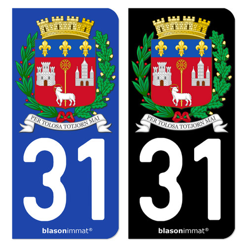 Autocollant plaque