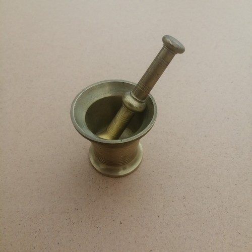 Mortier pilon laiton - laiton, ou