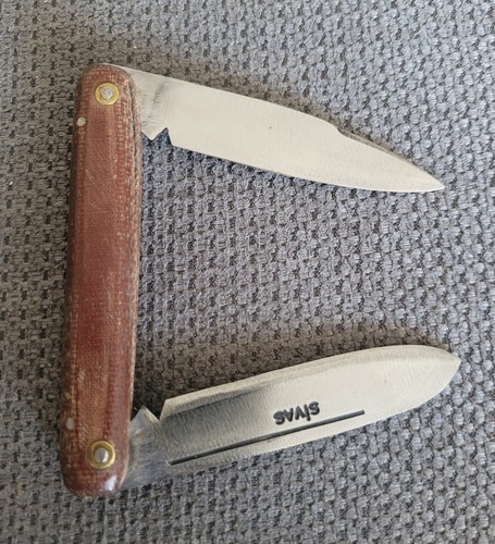 Ancien double couteau pliant - ancien,