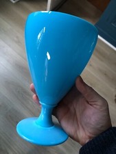 Grand Vase Opaline Bleue