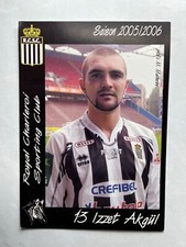 IZZET AKGÜL-RCSC Charleroi 05/06-Belgium-Ex-FC Sion-Galatasaray-Denizlispor-AK