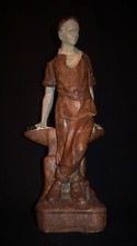 "Le Forgeron" 38 cm  Plâtre