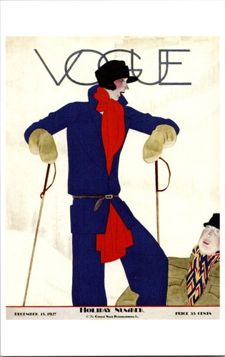 Postcard vogue magazine - -,