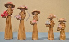 Lot de 5 POUPÉES  coréennes