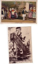 POSTCARD.FRANCE.LE BAPTEME DE BEBE.AU PAYS DU SEL.PORNIC STAMP FOR 1 POSTCARD.