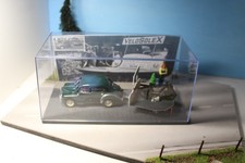 DIORAMA RENAULT 4CV  VELOSOLEX VENTE AMBULANTE  1/43