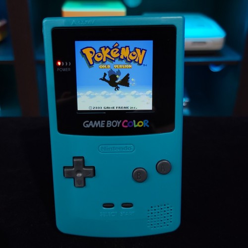 Teal gameboy color ips - color, console