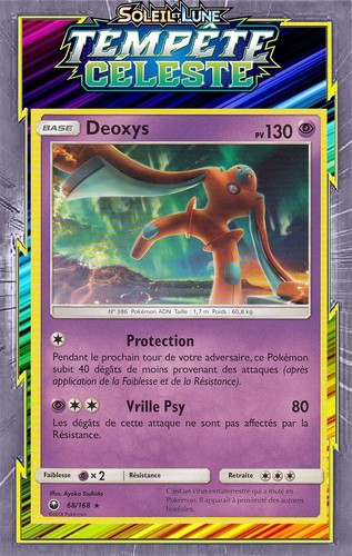 Deoxys sl07 tempête - deoxys, celeste