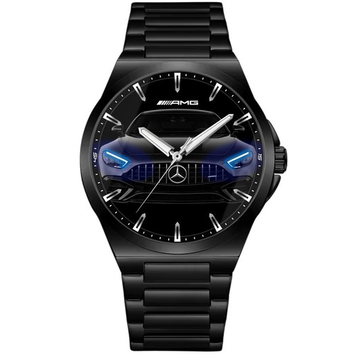 Montre noir acier - montre, fan