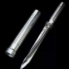 HANDMADE COMMANDO TRIPLE TWISTED TRI BLADED FORCE FIXED FREE USA DUTY PAID KNIFE