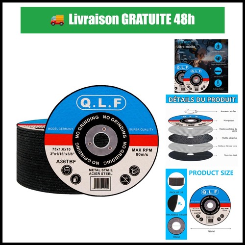 Disques découpe 76mm - de, pour