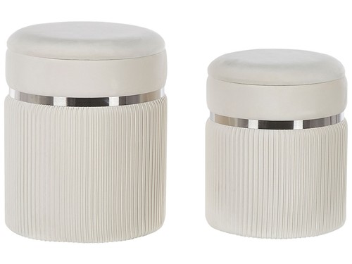 Lot poufs glamour et - de,