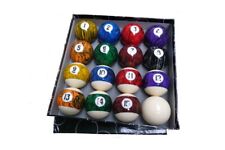 Boules de billard, billes americain zebrées en 57.0mm