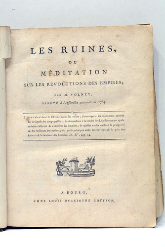 Livre ancien rare volney les - livre,