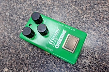 Maxon OD808 Narrow Slim  Case MC1458P Caramel Switch Overdrive Guitar Pedal 1979