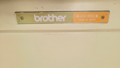 Brother 860 knitting - brother, kh-860