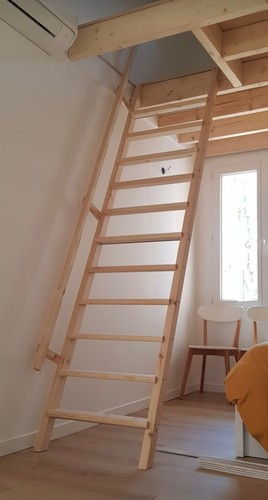 échelle bois pour - Échelle, en