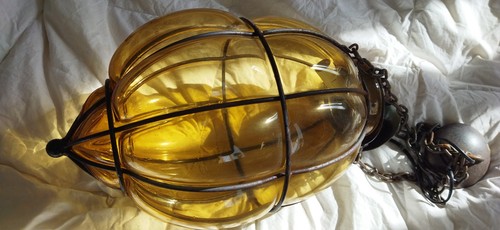 Grande lampe suspension - , à