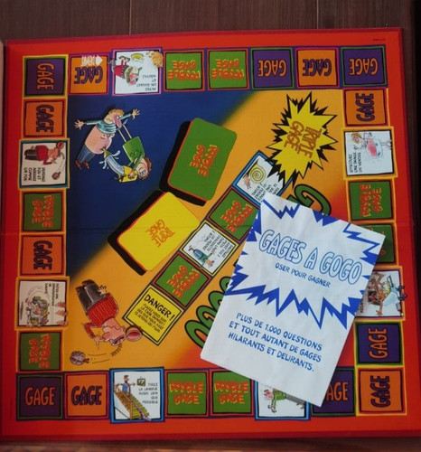 Jeu plateau gages a gogo - plateau,