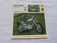 1950 Motorcycle Photo Sheet: ROYAL ENFIELD 350 Bullet Trials