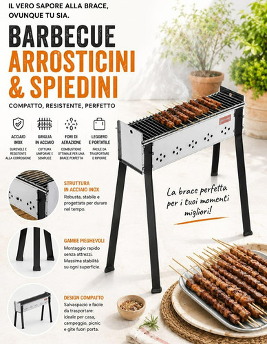 Barbecue pour arrosticini - pour, et