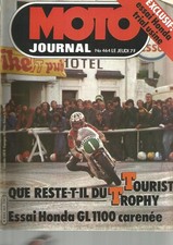 MOTO JOURNAL N°464 HONDA 1100 GOLD WING / 80 VESPA / AMORTISSEURS FOURNALES