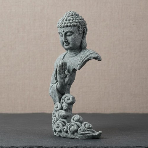 Figurine bouddha pierre - figurine, en