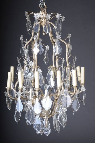 Lustre baroque cristal - lustre, en